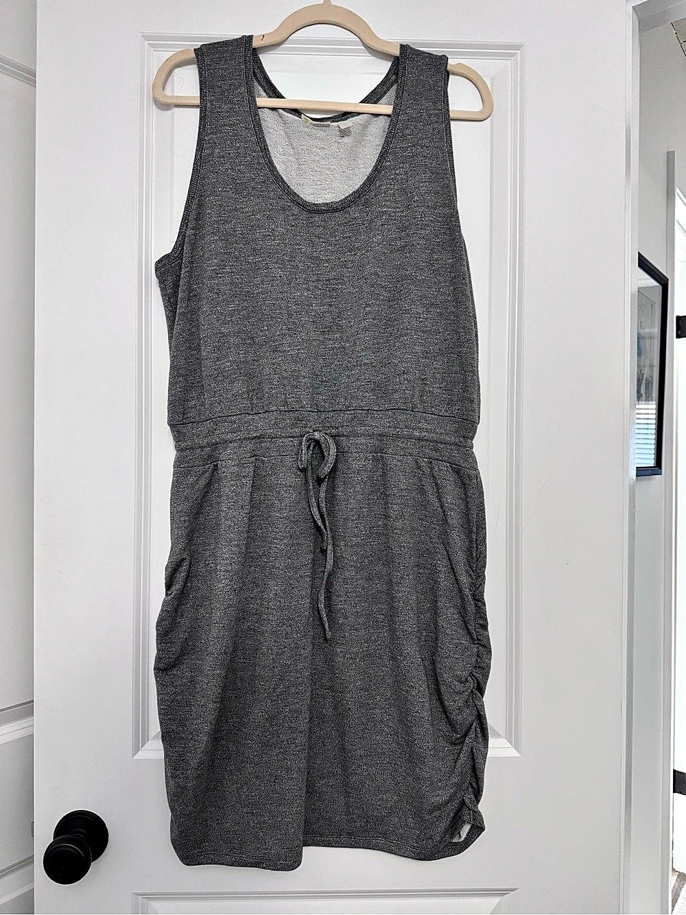 zella Gray Tank Mini Dress Size Large Like New